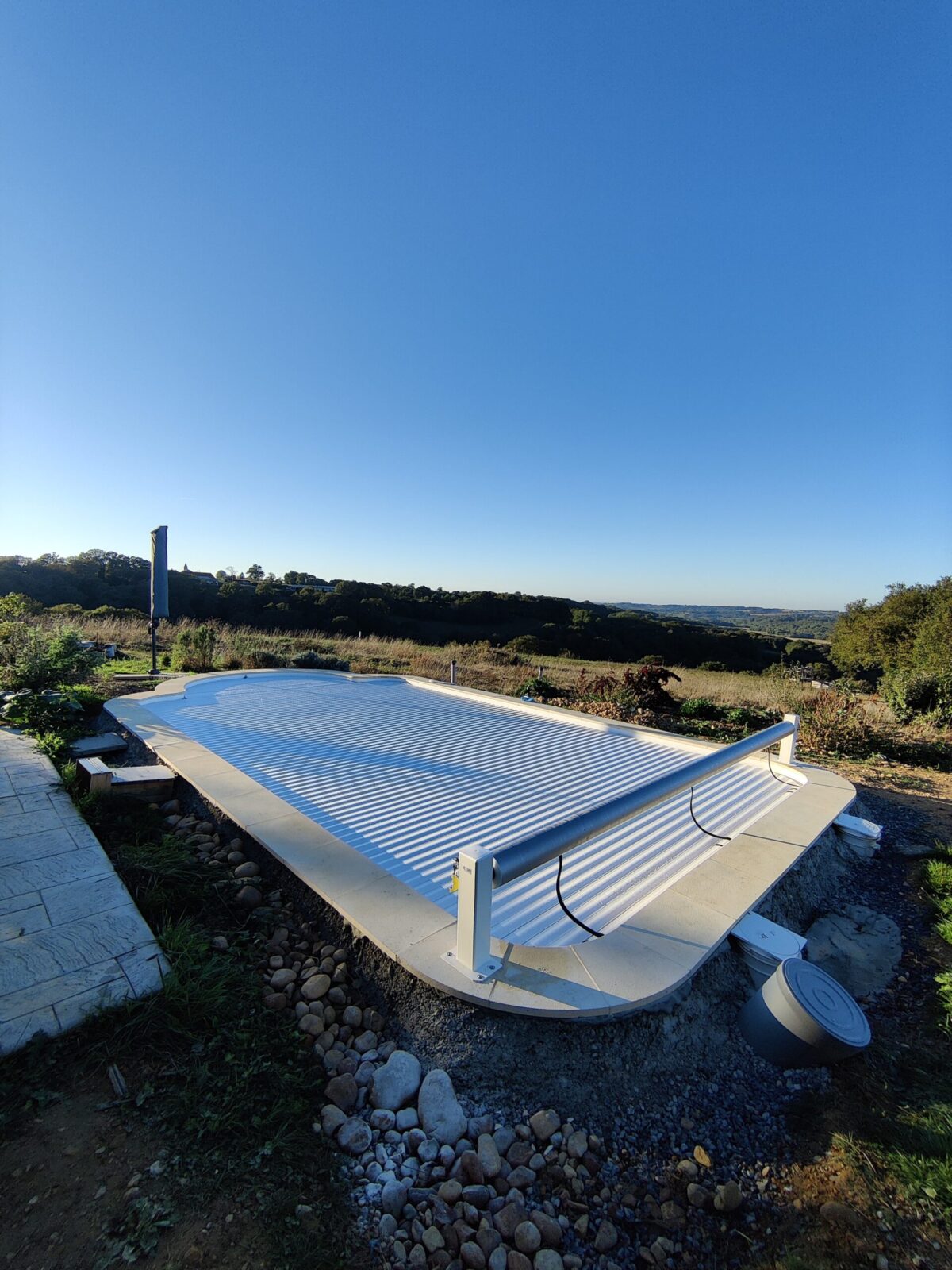 Piscine coque arrondie à Orthez