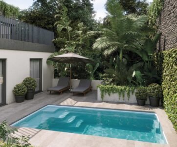 Piscine avec volet Hors-sol